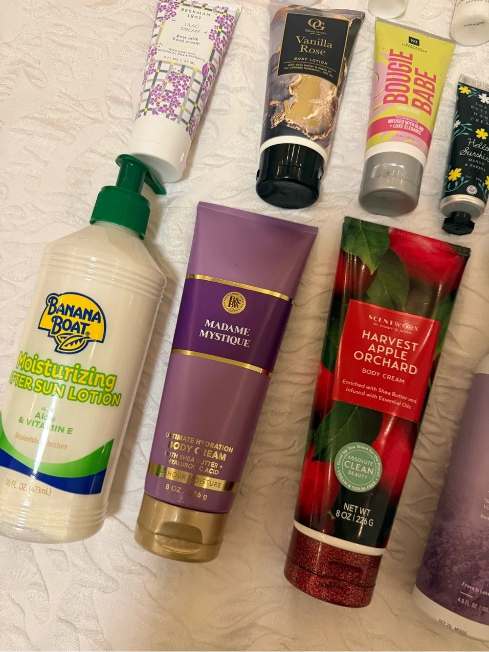 Huge lot of Brand New Body lotions & hand creams